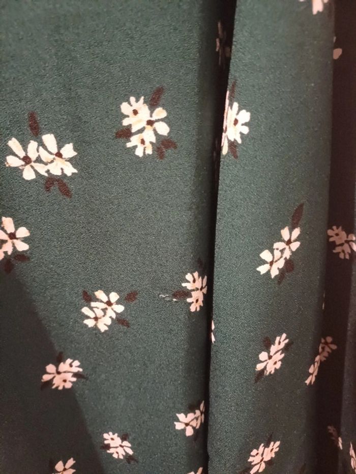 Robe verte foncée Fleurie Tiffosi taille L/XL 40/42 - photo numéro 8