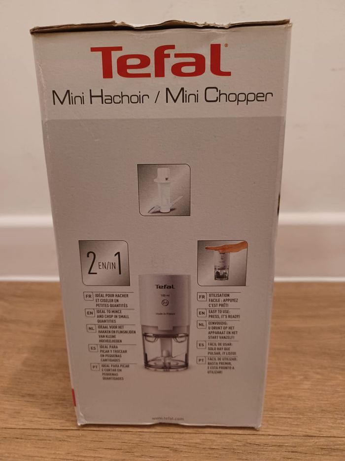 Mini hachoir électrique 2 en 1 TEFAL Neuf - photo numéro 2
