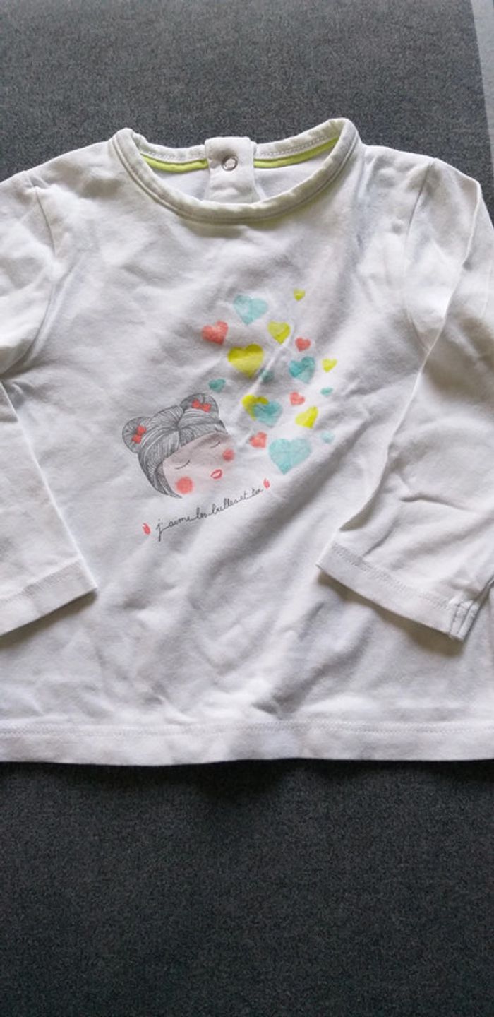 Tee-shirt Orchestra blanc à motif