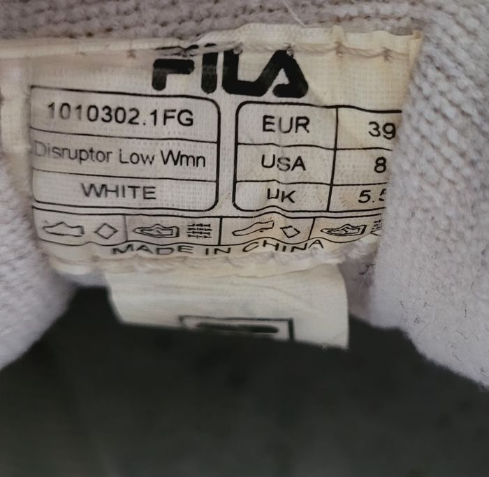 Baskets FILA disruptor blanches - photo numéro 7