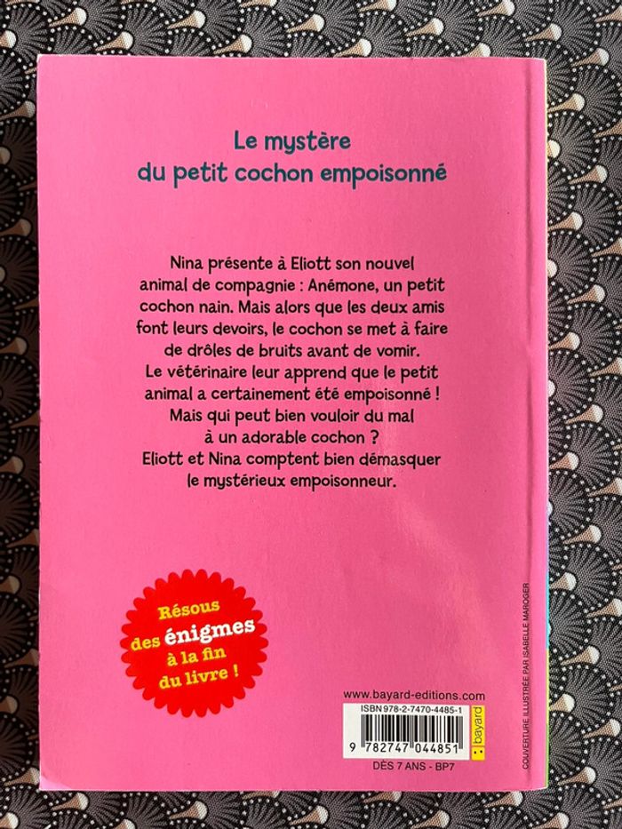 Livre les enquêtes d’Eliott et Nina - photo numéro 2