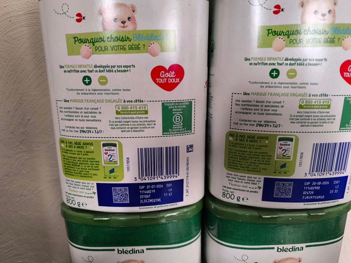 Boite de lait blédina 1 ère age - photo numéro 4