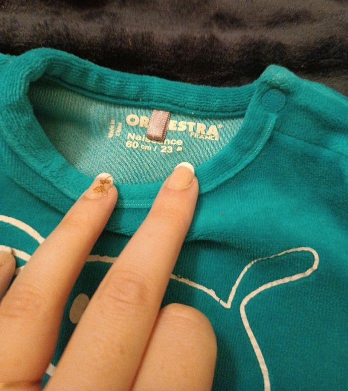 Pyjama 2 pièces de la naissance à 3mois - photo numéro 3