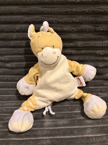 Doudou/peluche Bengy Âne Cheval Zèbre poney