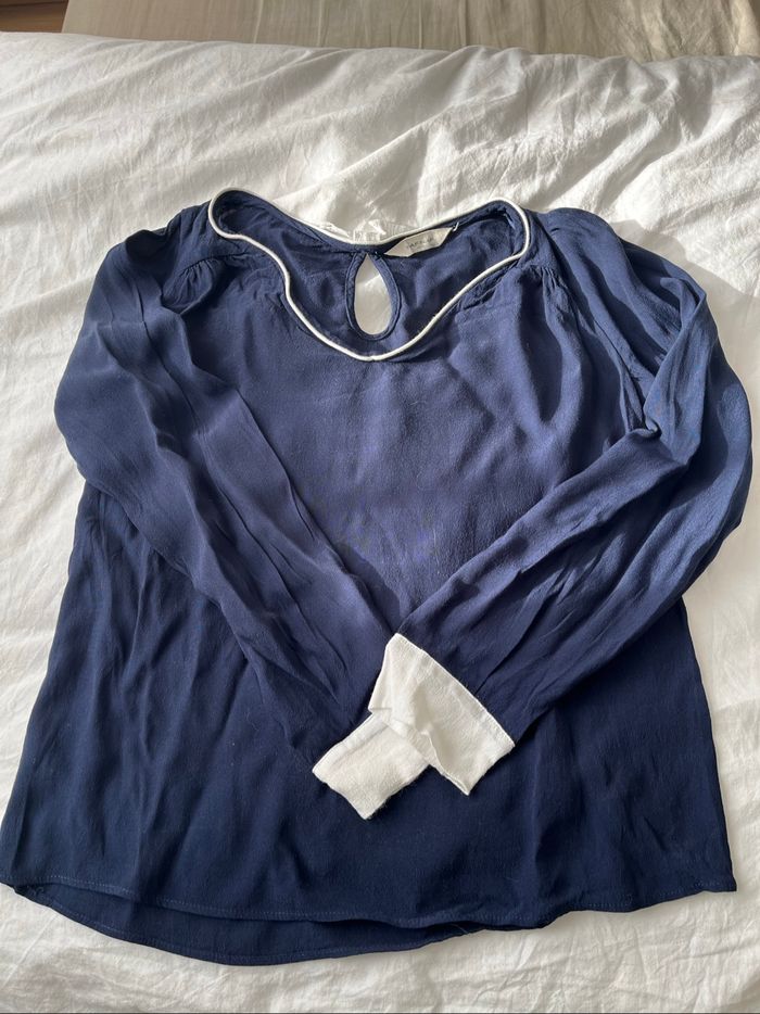 Blouse bleu