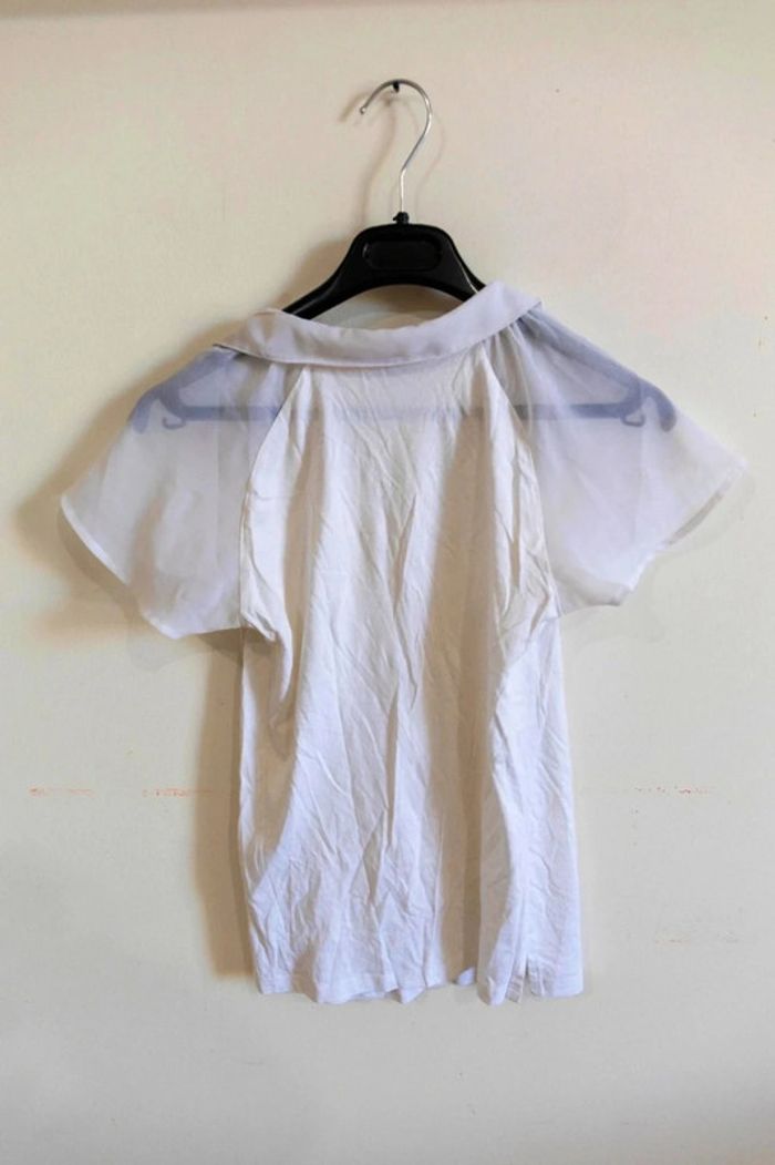 C50 blouse blanc La redoute 34/36 - photo numéro 2