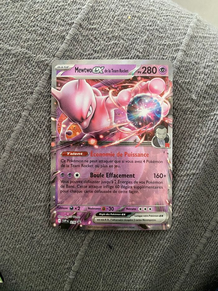 Pokébox Mewtwo et carte Mewtwo 216 - photo numéro 6