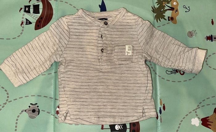 Lot 9 t-shirts manches longues taille 3 mois - photo numéro 3