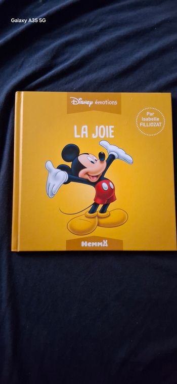 Livre Disney émotions la joie