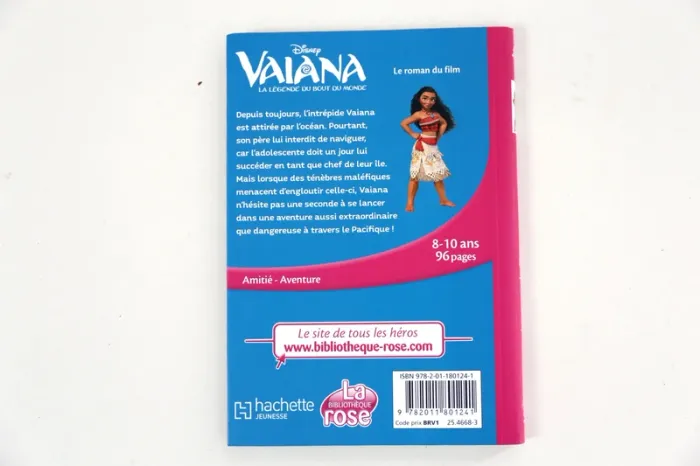 Livre "Vaiana, la légende du bout du monde: le roman du film" collection bibliothèque rose - photo numéro 2