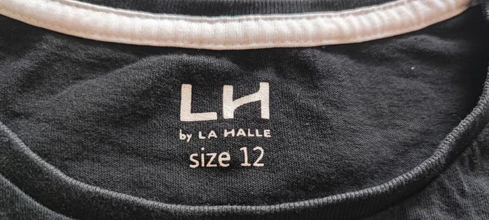 T-shirt noir imprimé T: 12 ans - photo numéro 3