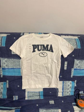 Tee short puma blanc