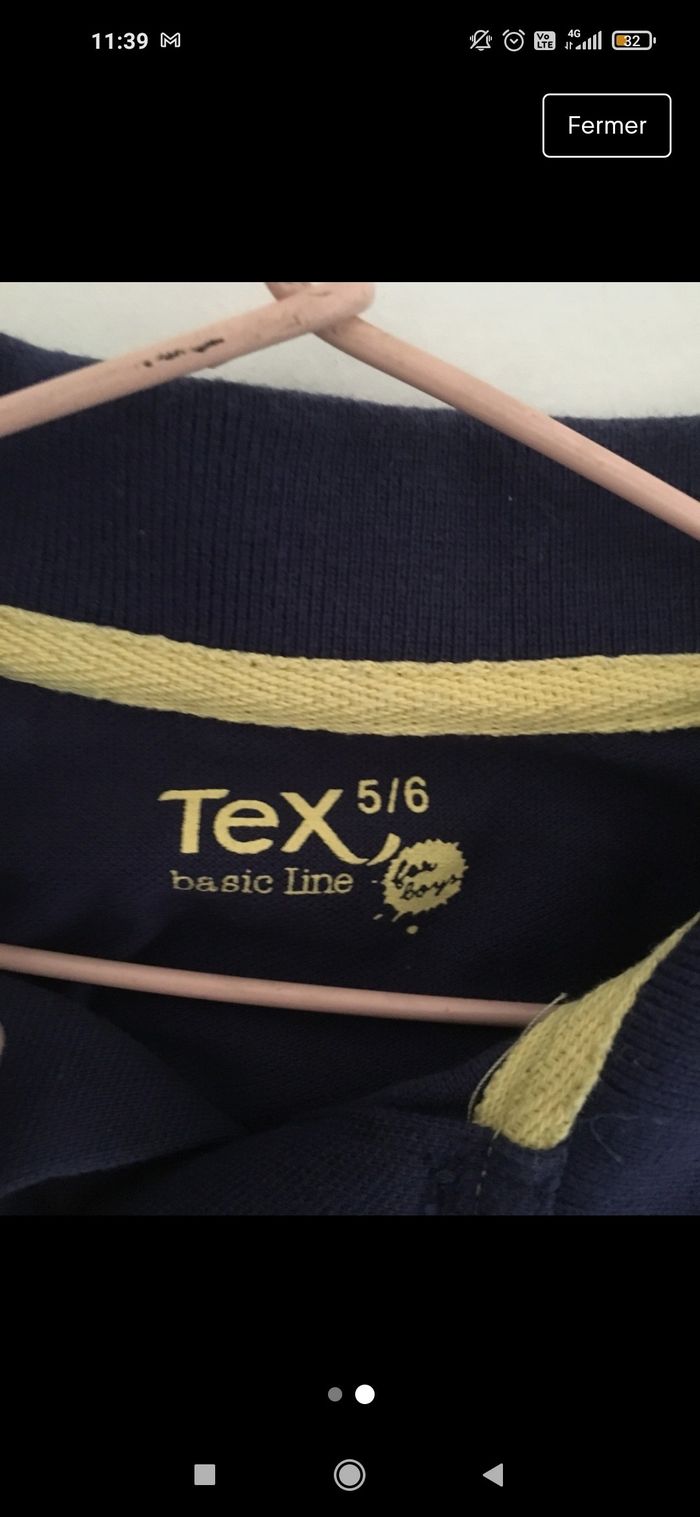 Polo tex 5-6 ans - photo numéro 2