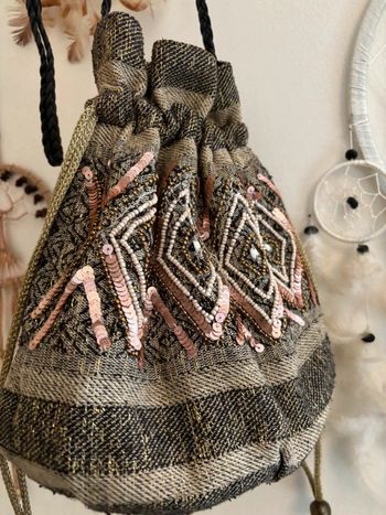 Sac bourse à sequins