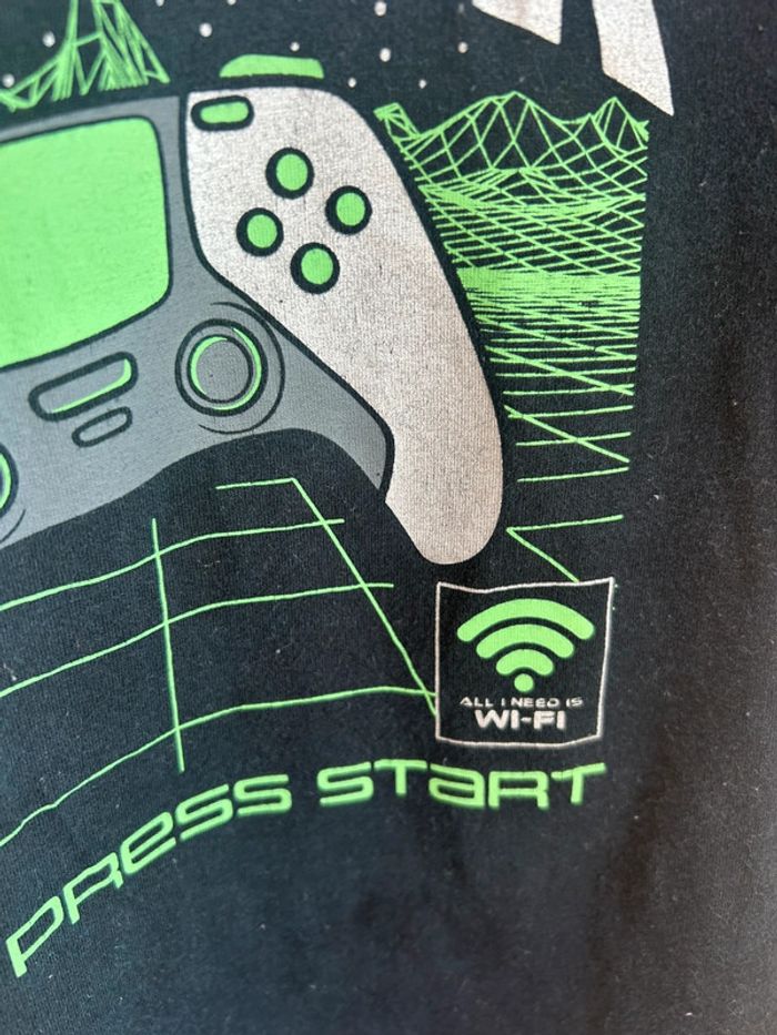 Tee shirt H&M , gamer ,bon état 4-6 ans - photo numéro 7