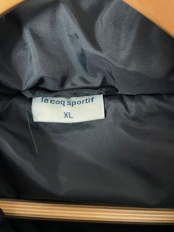 🧥 Doudoune noire Le Coq Sportif – Homme – Taille XL – Capuche + cordons de serrage - photo numéro 4