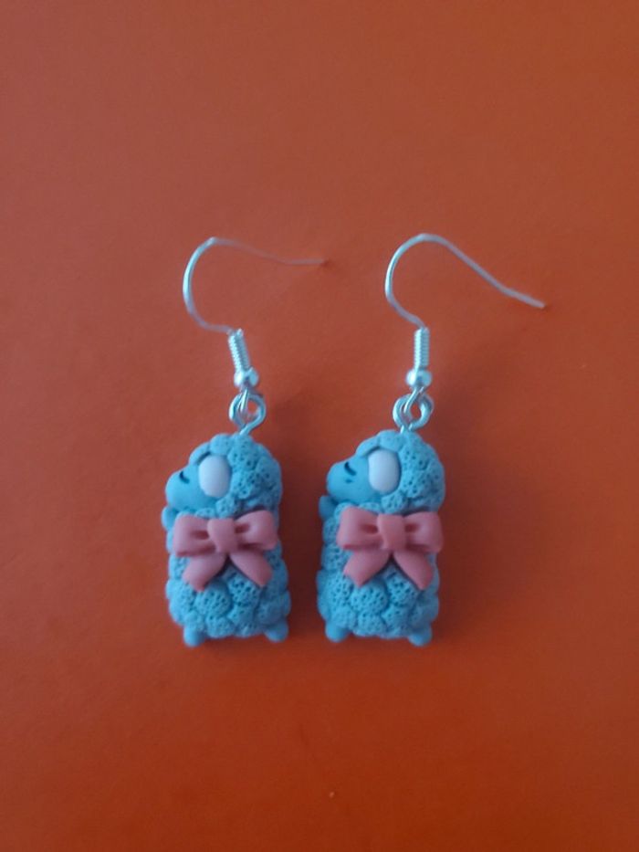 Boucles d'oreilles mignon mouton