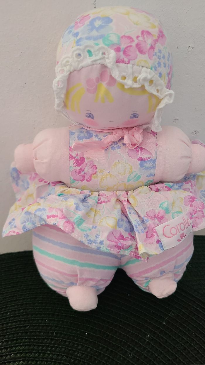 Poupée chiffon fleurs corolle