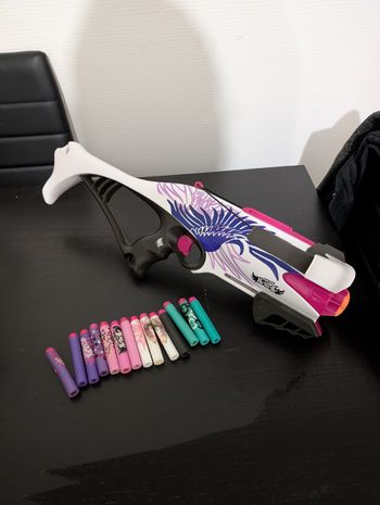 🎯 Pistolet Arbalète NERF Rebelle (Fleur de l'Aigle) avec Fléchettes