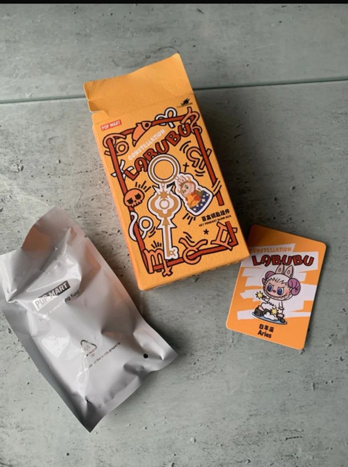 Porte clés Constellation Labubu Bélier