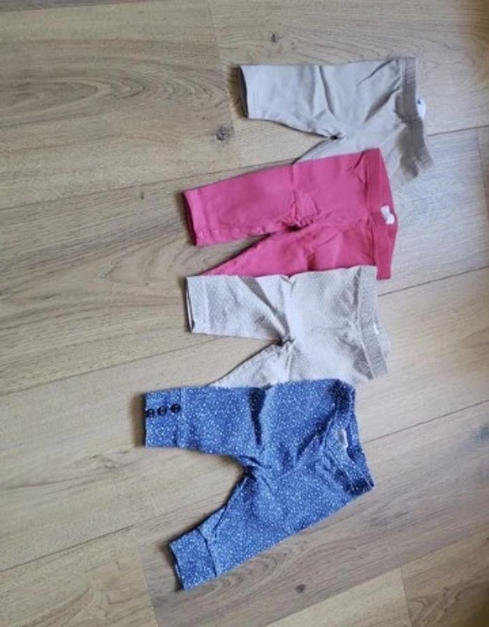 Lot de 4 leggings 3 mois