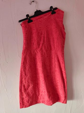 Sublime robe corail taille 38 ou M