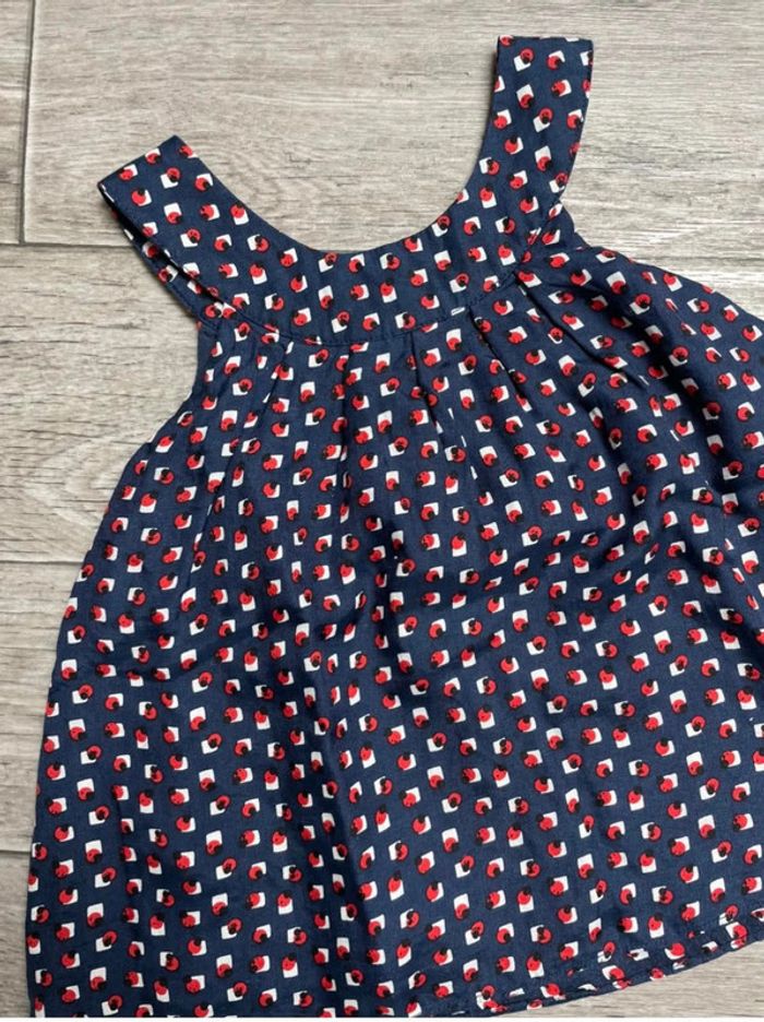 Blouse sans manche Débardeur Marese 2 ans marine rouge - photo numéro 2