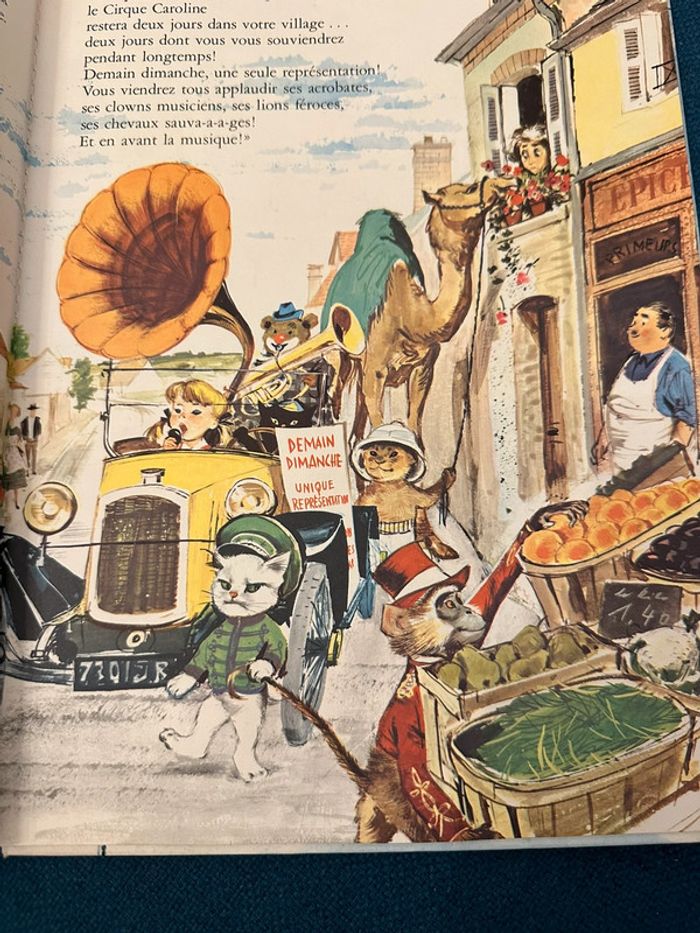 1964 Livre ancien Le cirque Caroline Grands albums Hachette Pierre Probst bd - photo numéro 4