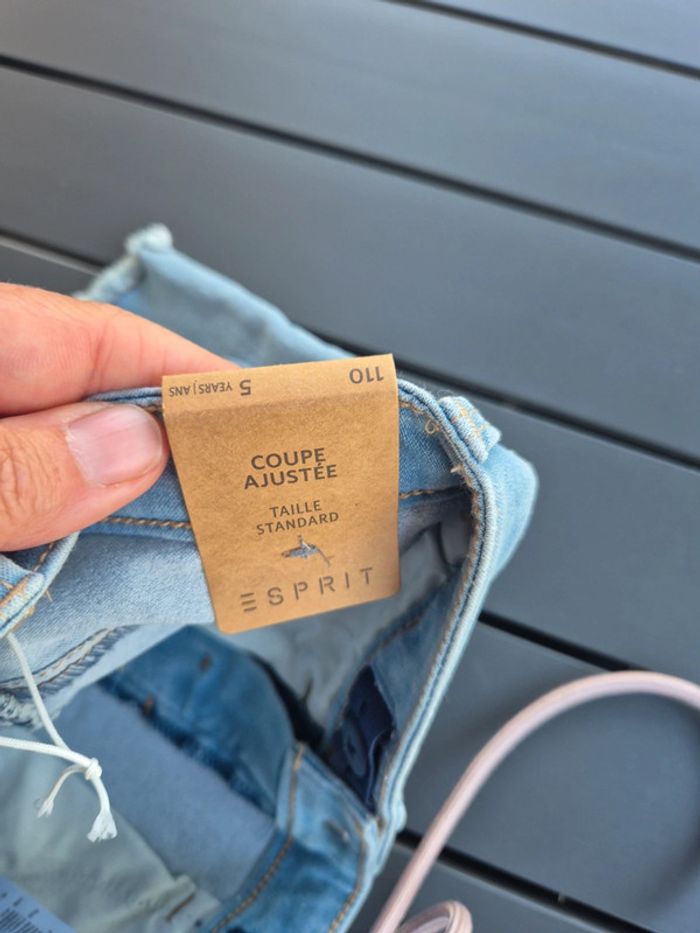 Short en jeans fille 5 ans Esprit neuf - photo numéro 3