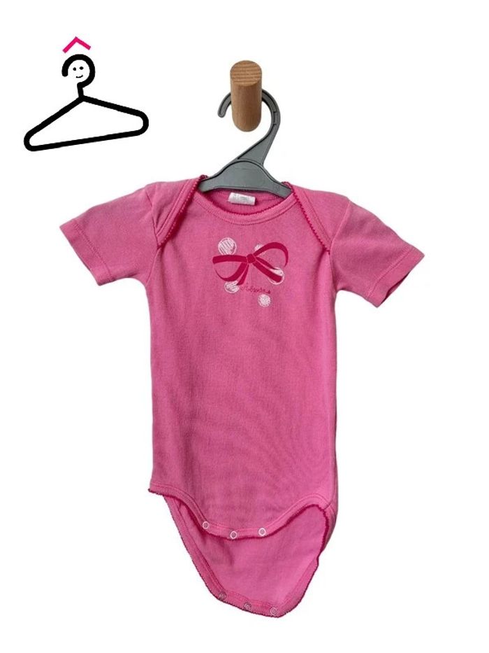 LOT de 3 bodies manches courtes - bébé fille taille 12 mois - photo numéro 2