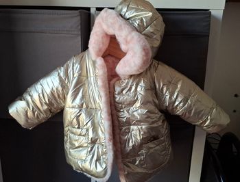 Manteau réversible bébé hiver