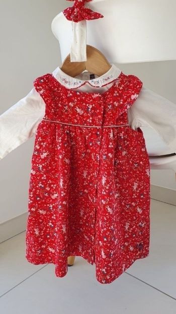 Ensemble robe+t-shirt+bandeau