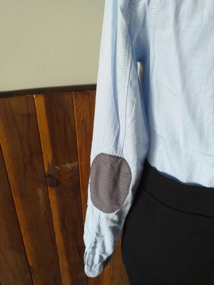 Chemise bleu avec poches - photo numéro 8