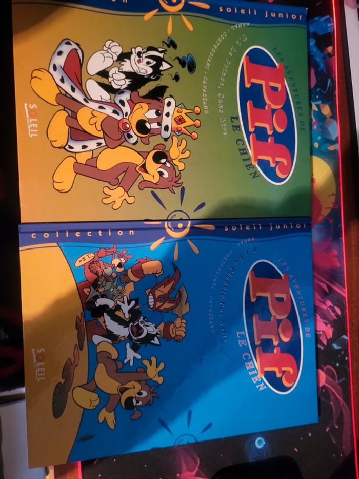 Lot 2 bd pif le chien