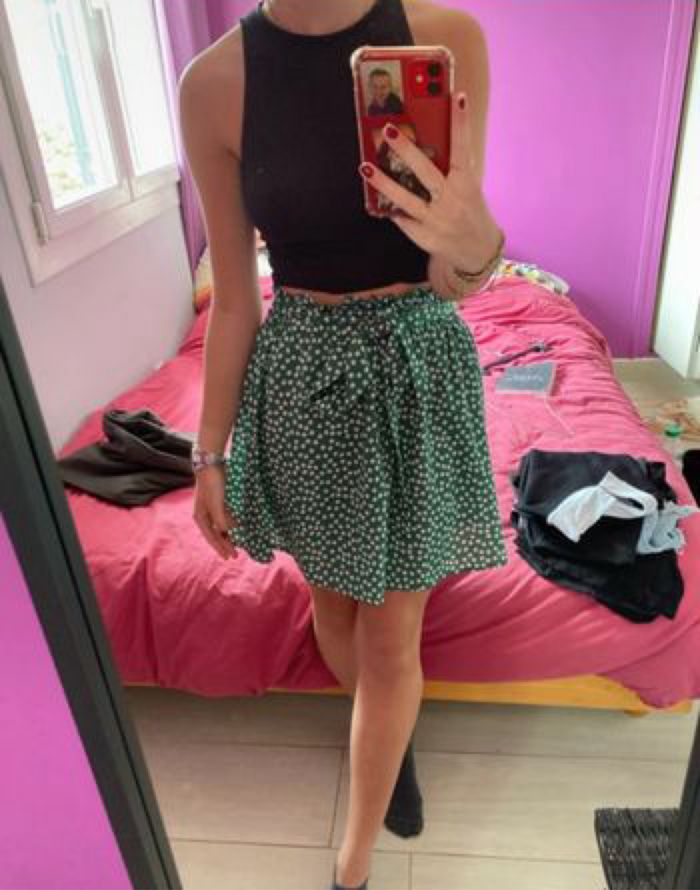 Jupe à fleurs