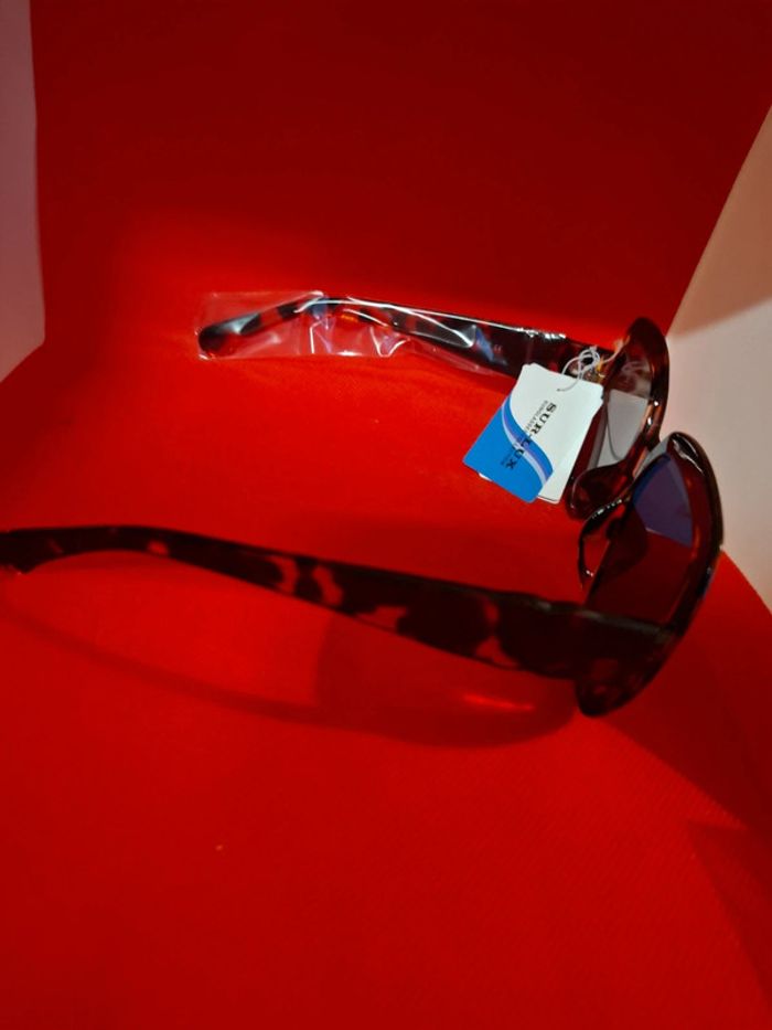 Lunettes de soleil Sur-Lux neuves avec étiquettes protection 400 CE couleur Léopard - photo numéro 4