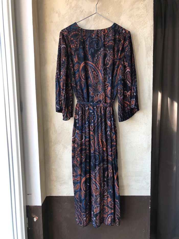 Robe bohème ceinturé à motifs cachemire Only M - photo numéro 3