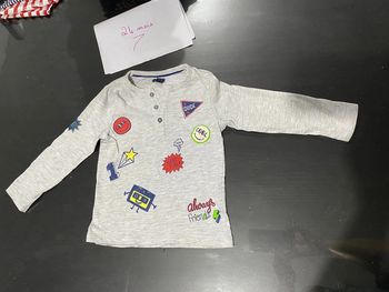 Haut manche longue garçon 24 mois