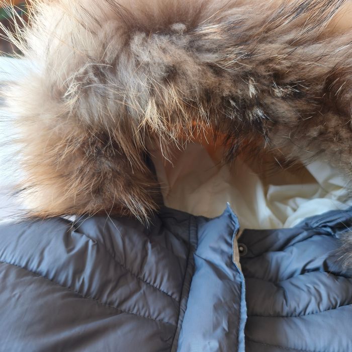 Doudoune Gertrude grise et ivoire _ taille 3 (38/40) - photo numéro 6