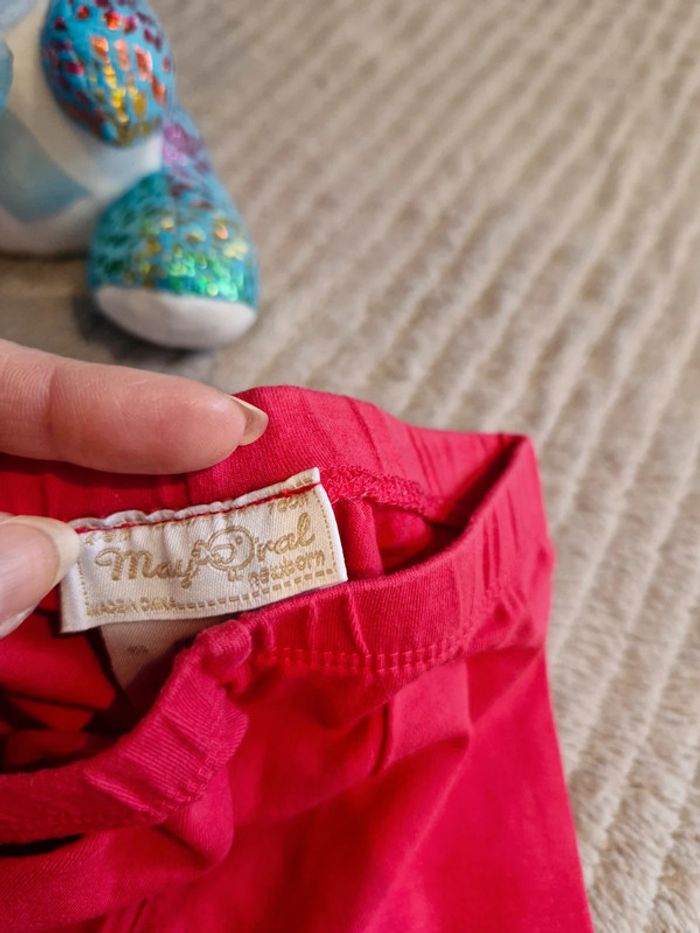 Legging fille Mayoral 6 mois Framboise - photo numéro 3