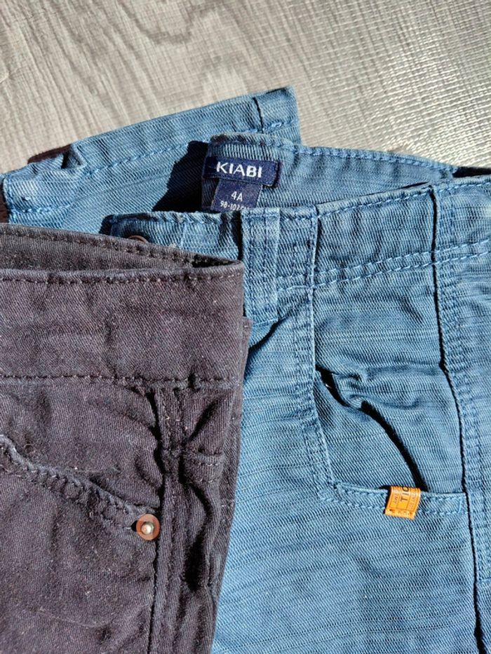 Lot 2 jeans kiabi 4 ans - photo numéro 4