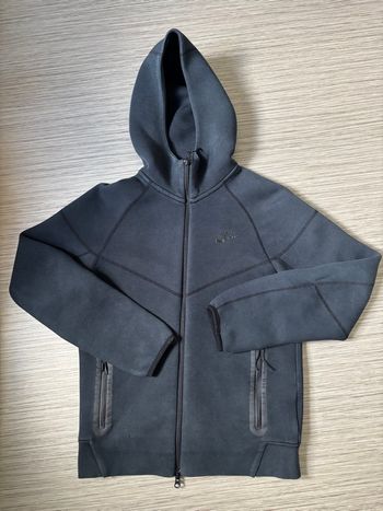 Sweat à capuche Nike Tech Fleece noir zippé – Taille S