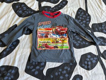 Haut tee shirt de pyjama cars 3 ans