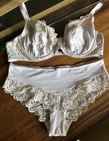 Ensemble lingerie écrue - Rougegorge