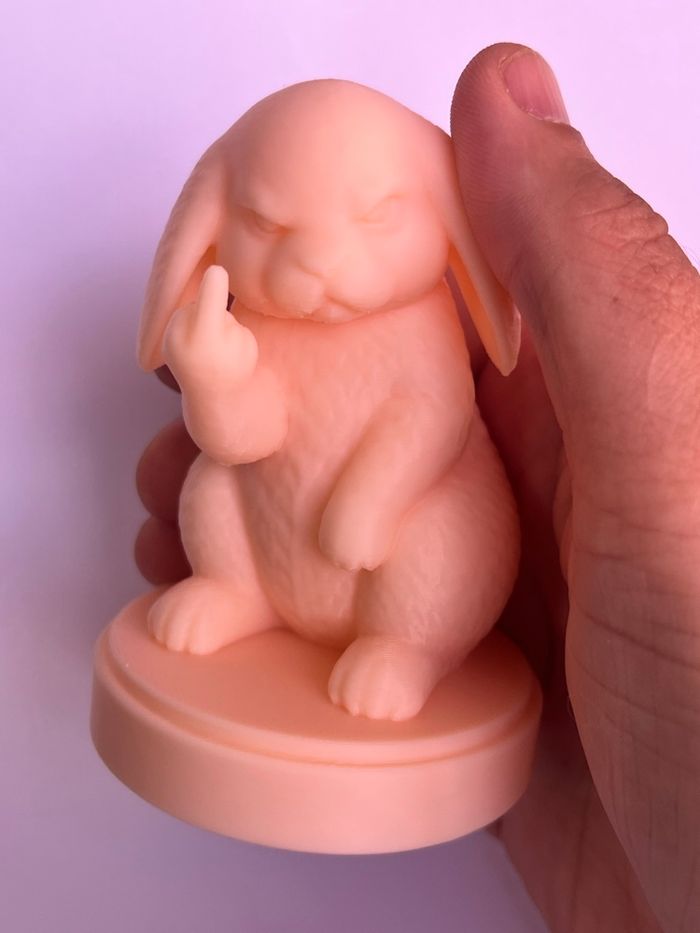 🐰 Figurine Lapin Assis – Modèle original - photo numéro 2