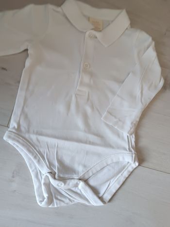 Body blanc Zara 6 mois