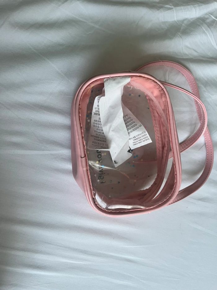 Petit Sac à Main Rose et Transparent - photo numéro 2