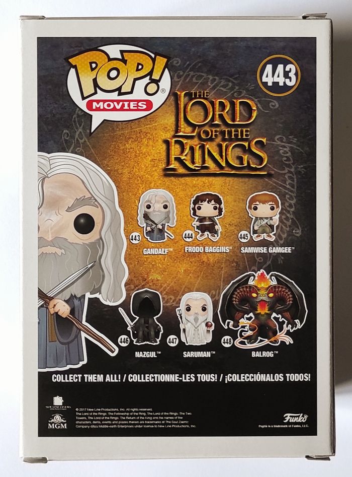 Funko POP Gandalf (Balrog Fight) #443 - Le Seigneur des Anneaux - Figurine Vinyle - photo numéro 3