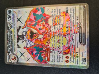 Dracaufeu EX - Flammes Obsidiennes 215 - 197  Carte Pokémon Fr Neuve