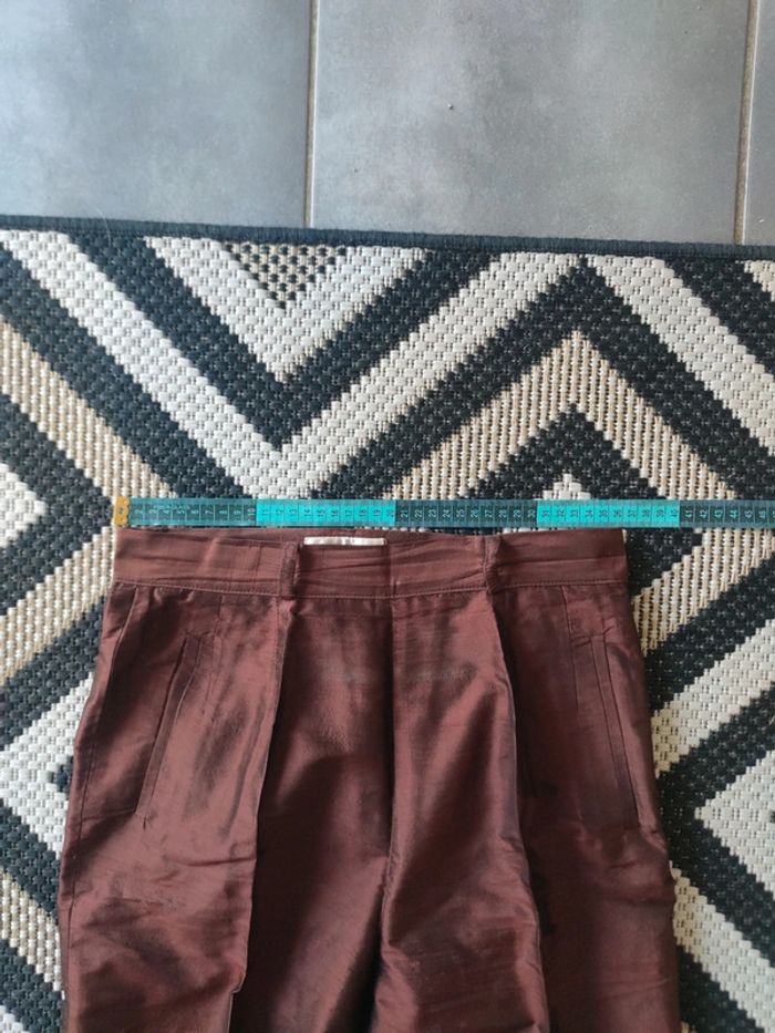 Pantalon 100%soie Armand ventilo taille36 - photo numéro 2